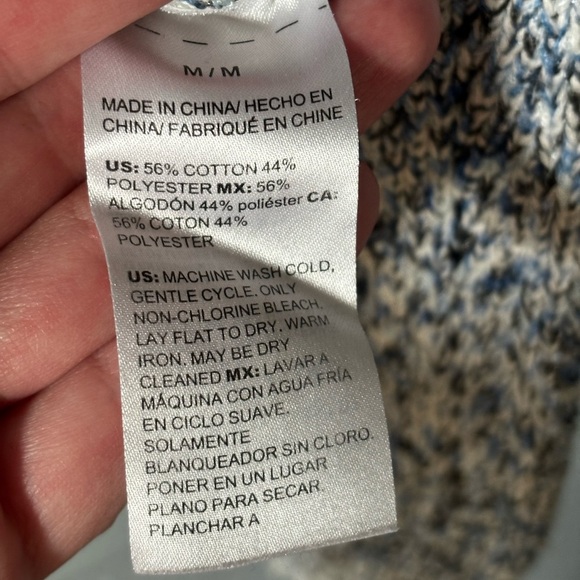 White House Black Market | marled | knit | v neck | long sleeve | sweater | m - Picture 8 of 9